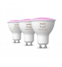 Philips Hue White and Color ambiance Pack de 3 GU10