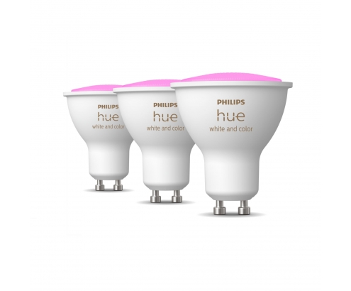 Philips Hue White and Color ambiance Pack de 3 GU10