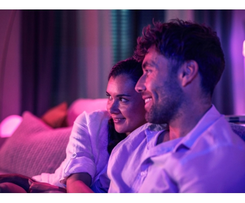 Philips Hue White and Color ambiance Play gradient lightstrip 75 inch Negro