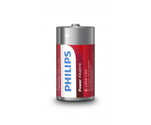 Philips Power Alkaline BaterÍ­a LR14P2B/10