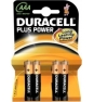 PILAS DURACELL ALCALINAS AAA LR3 PLUS POWER PACK 4 DURLR3P4B