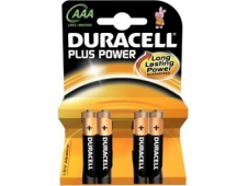 PILAS DURACELL ALCALINAS AAA LR3 PLUS POWER PACK 4 DURLR3P4B
