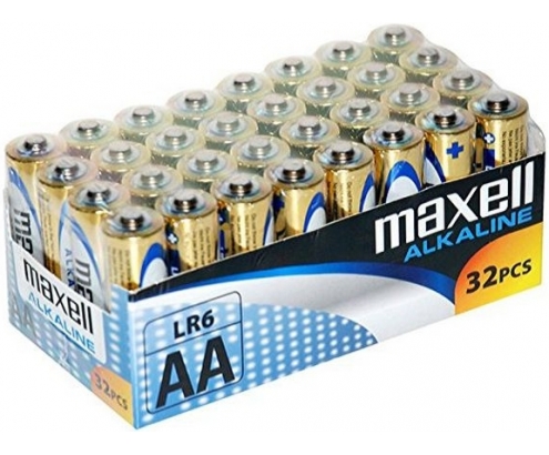 PILAS MAXELL ALCALINAS AA LR6 MXBLR06P32
