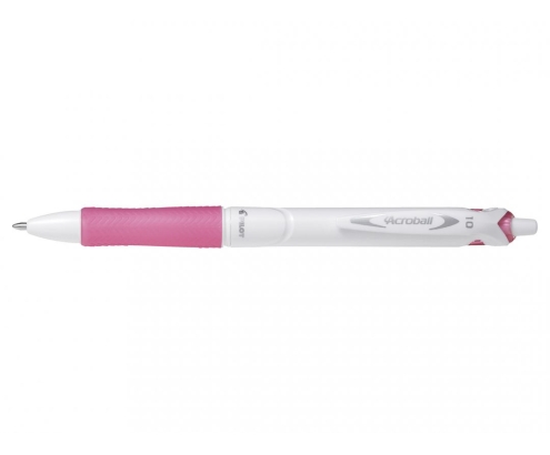 Pilot Acroball Pure White Rosa