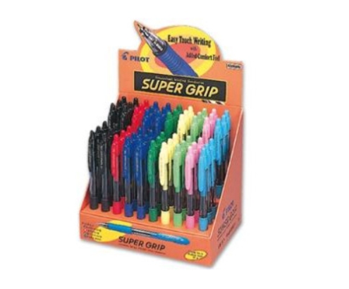 Pilot SUPER GRIP Colores surtidos Bolígrafo 60 pieza(s)