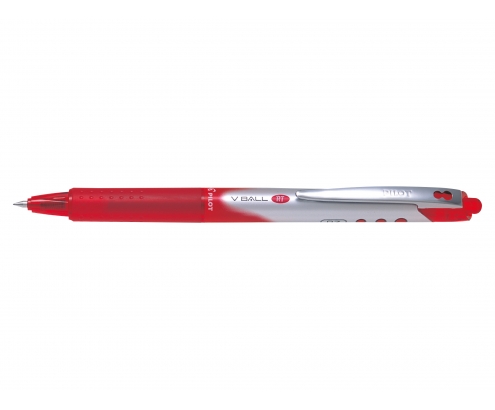 Pilot V-Ball RT 07 BolÍgrafo retráctil con clip Rojo