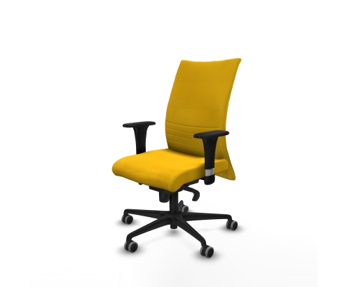 Piqueras y Crespo Albacete confidente sincro bali amarillo brazos 1D base nailon ruedas 65mm engomadas