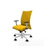 Piqueras y Crespo Albacete confidente sincro bali amarillo brazos 1D blancos base blanca ruedas 65 mm nailon