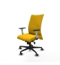Piqueras y Crespo Albacete confidente sincro bali amarillo brazos 1D blancos base nailon ruedas 65mm engomadas