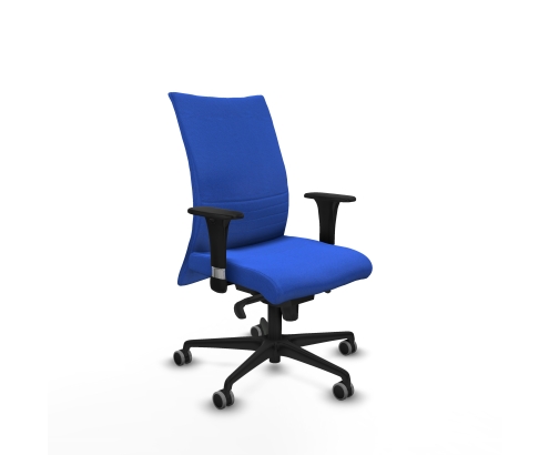 Piqueras y Crespo Albacete confidente sincro bali azul brazos 1D base nailon ruedas 65mm engomadas