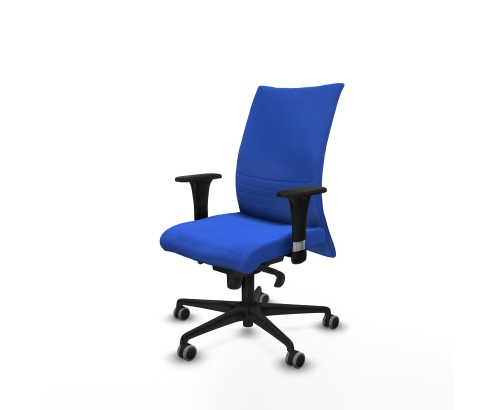Piqueras y Crespo Albacete confidente sincro bali azul brazos 1D base nailon ruedas 65mm engomadas