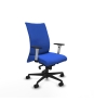 Piqueras y Crespo Albacete confidente sincro bali azul brazos 1D blancos base nailon ruedas 65 mm nailon