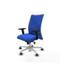 Piqueras y Crespo Albacete confidente sincro bali azul brazos 2D base aluminio ruedas 65mm engomadas