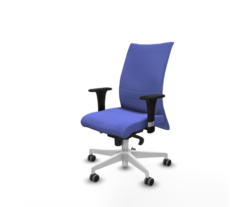 Piqueras y Crespo Albacete confidente sincro bali azul claro brazos 1D base blanca ruedas 65mm engomadas