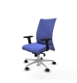 Piqueras y Crespo Albacete confidente sincro bali azul claro brazos 2D base aluminio ruedas 65 mm nailon