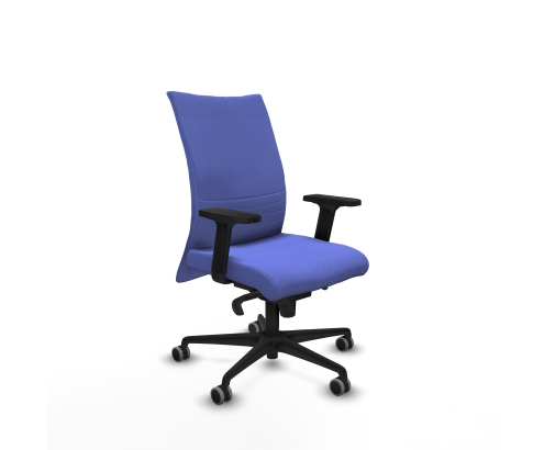 Piqueras y Crespo Albacete confidente sincro bali azul claro brazos 2D base nailon ruedas 65mm engomadas