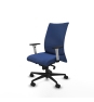 Piqueras y Crespo Albacete confidente sincro bali azul marino brazos 1D blancos base nailon ruedas 65 mm nailon