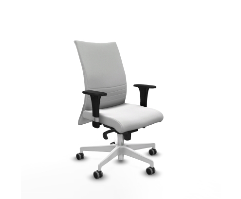 Piqueras y Crespo Albacete confidente sincro bali blanco brazos 1D base blanca ruedas 65mm engomadas