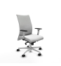 Piqueras y Crespo Albacete confidente sincro bali blanco brazos 1D blancos base aluminio ruedas 65 mm nailon