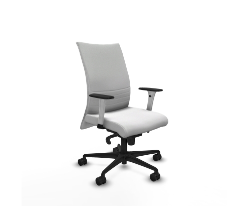 Piqueras y Crespo Albacete confidente sincro bali blanco brazos 1D blancos base nailon ruedas 65 mm nailon