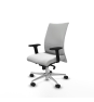 Piqueras y Crespo Albacete confidente sincro bali blanco brazos 2D base aluminio ruedas 65 mm nailon