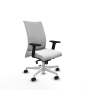 Piqueras y Crespo Albacete confidente sincro bali blanco brazos 2D base blanca ruedas 65 mm nailon