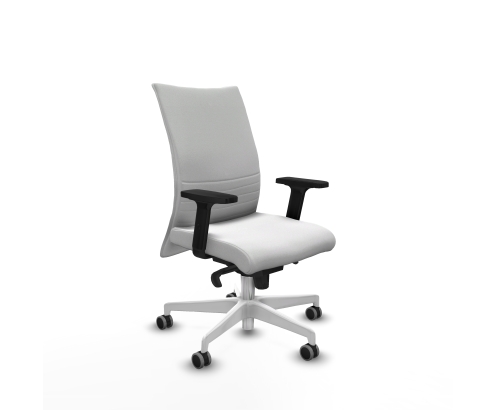 Piqueras y Crespo Albacete confidente sincro bali blanco brazos 2D base blanca ruedas 65mm engomadas