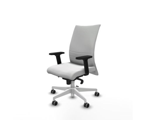 Piqueras y Crespo Albacete confidente sincro bali blanco brazos 2D base blanca ruedas 65mm engomadas