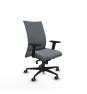 Piqueras y Crespo Albacete confidente sincro bali gris brazos 2D base nailon ruedas 65mm engomadas
