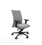 Piqueras y Crespo Albacete confidente sincro bali gris claro brazos 2D base nailon ruedas 65 mm nailon