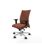Piqueras y Crespo Albacete confidente sincro bali marr?n brazos 1D base aluminio ruedas 65 mm nailon