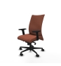 Piqueras y Crespo Albacete confidente sincro bali marr?n brazos 2D base nailon ruedas 65 mm nailon