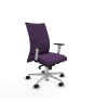 Piqueras y Crespo Albacete confidente sincro bali morado brazos 1D blancos base aluminio ruedas 65 mm nailon