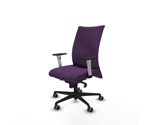 Piqueras y Crespo Albacete confidente sincro bali morado brazos 1D blancos base nailon ruedas 65mm engomadas