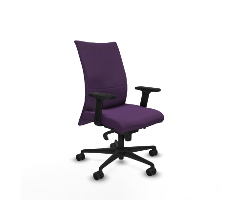 Piqueras y Crespo Albacete confidente sincro bali morado brazos 2D base nailon ruedas 65 mm nailon