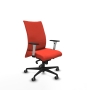 Piqueras y Crespo Albacete confidente sincro bali naranja oscuro brazos 1D blancos base nailon ruedas 65mm engomadas