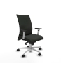 Piqueras y Crespo Albacete confidente sincro bali negro brazos 1D blancos base aluminio ruedas 65 mm nailon
