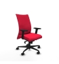 Piqueras y Crespo Albacete confidente sincro bali rojo brazos 2D base nailon ruedas 65 mm nailon