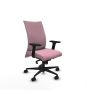 Piqueras y Crespo Albacete confidente sincro bali rosa brazos 2D base nailon ruedas 65 mm nailon