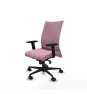 Piqueras y Crespo Albacete confidente sincro bali rosa brazos 2D base nailon ruedas 65 mm nailon