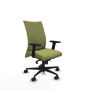 Piqueras y Crespo Albacete confidente sincro bali verde oliva brazos 2D base nailon ruedas 65 mm nailon