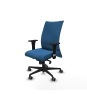 Piqueras y Crespo Albacete confidente sincro similpiel azul claro brazos 1D base nailon ruedas 65mm engomadas