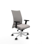 Piqueras y Crespo Albacete confidente sincro similpiel blanco brazos 2D base blanca ruedas 65 mm nailon