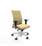 Piqueras y Crespo Albacete confidente sincro similpiel crema brazos 1D base blanca ruedas 65 mm nailon