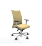 Piqueras y Crespo Albacete confidente sincro similpiel crema brazos 1D blancos base aluminio ruedas 65mm engomadas