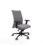 Piqueras y Crespo Albacete confidente sincro similpiel gris brazos 2D base nailon ruedas 65mm engomadas
