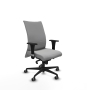 Piqueras y Crespo Albacete confidente sincro similpiel gris claro brazos 1D base nailon ruedas 65mm engomadas