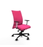 Piqueras y Crespo Albacete confidente sincro similpiel rosa brazos 1D blancos base nailon ruedas 65 mm nailon