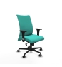 Piqueras y Crespo Albacete confidente sincro similpiel turquesa brazos 1D base nailon ruedas 65mm engomadas