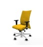 Piqueras y Crespo Albacete confidente XL sincro bali amarillo brazos 1D cromados base blanca ruedas 65 mm nailon